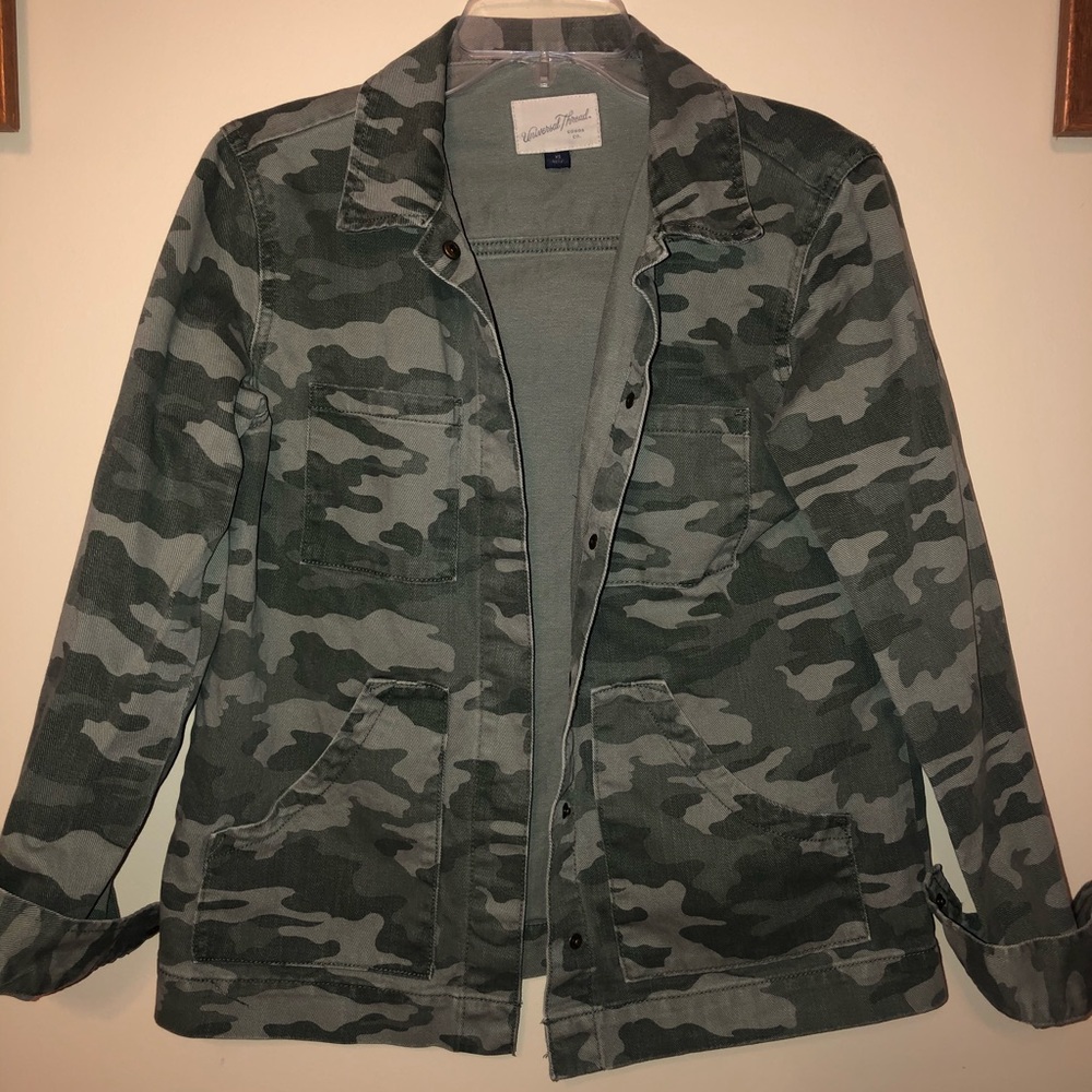 Denim camo jacket